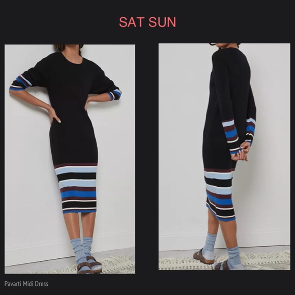 Anthropologie Dresses & Skirts - ANTHROPOLOGIE Saturday/Sunday Midi Sweater Dress